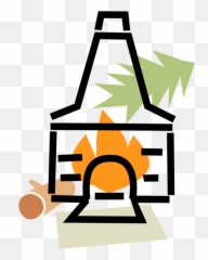 Download Vector Illustration Of Fireplace Hearth With - Vertical Emoji,Fireplace Emoji