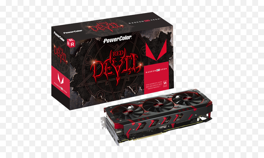 Amd Radeon Rx Vega 64 And 56 Get Even - Powercolor Rx Vega 64 Red Devil Emoji,Emotion Kernel R22