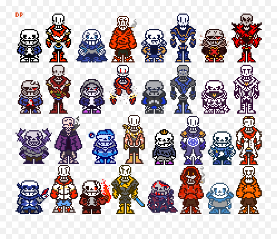 Undertale - Dusttale Sans Bonetale Emoji,Underswap Sans Emotions