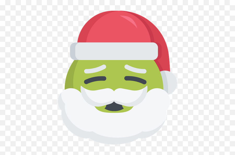 Christmas Emoji Ill Santa Sick Free Icon Of Santa Emojis - Sick Santa Png,Coughing Emoji