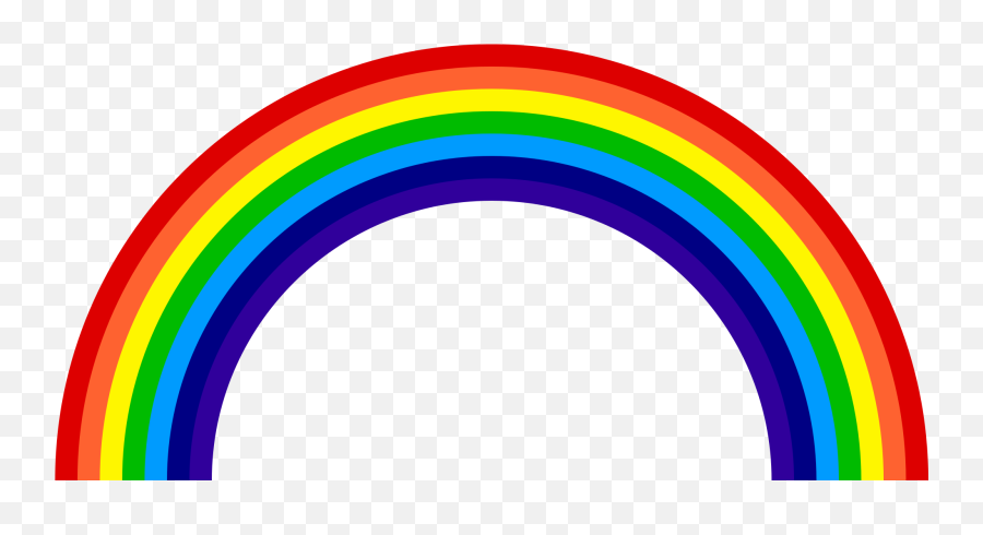 Transparent Background Rainbow Clipart - Rainbow Transparent Png Emoji,Rainbow Emoji Transparent
