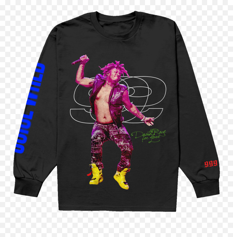 Juice Wrld 999 Club Flaws And Sins Long Sleeve - Hiwallart Flaws And Sins Sleeve Emoji,Motley Crue Emoticons