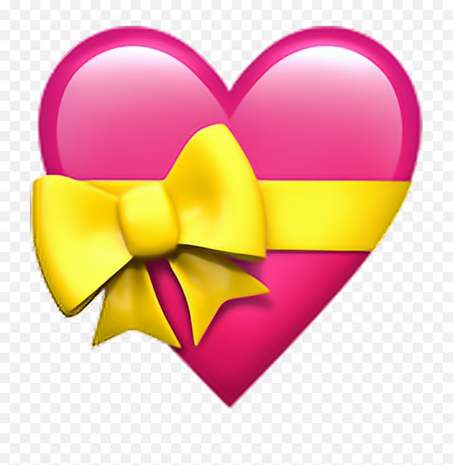 Heart Ribbon Emoji Emoticon Sticker - Heart With Ribbon Emoji Png,Ribbon Emoji