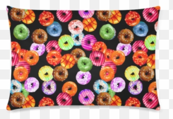 Colorful Yummy Donuts Pattern Custom - Decorative Emoji,Bourbon Emoticon