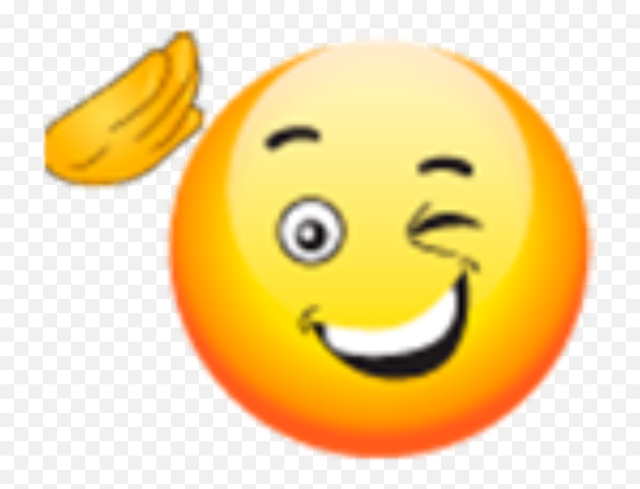 Salute Wink Emoji - Happy,Ascii Iphone Emojis