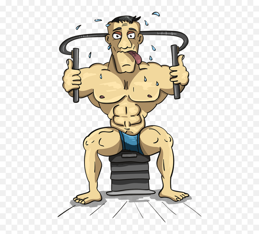 Bodybuilder Public Domain Image Search - Pectoral Cartoon Emoji,Bodybuilder Emotions