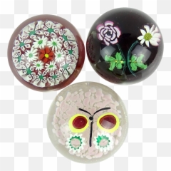 Vintage Murano Millefiori Glass Paperweight Paperweights Emoji,Best Emoji Pictionary