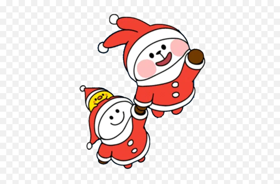 Christmas Spoiled Rabbits Sticker Pack - Stickers Cloud Emoji,Christmas Instagram Emojis