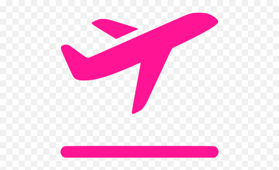 Deep Pink Airplane Takeoff Icon - Free Deep Pink Airplane Icons Emoji,Airplane Emoticons