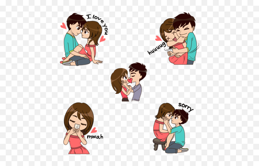 Funny Couple In Love Stickers - Wastickerapps Apps On Emoji,Whatsapp Emojis Love Couples
