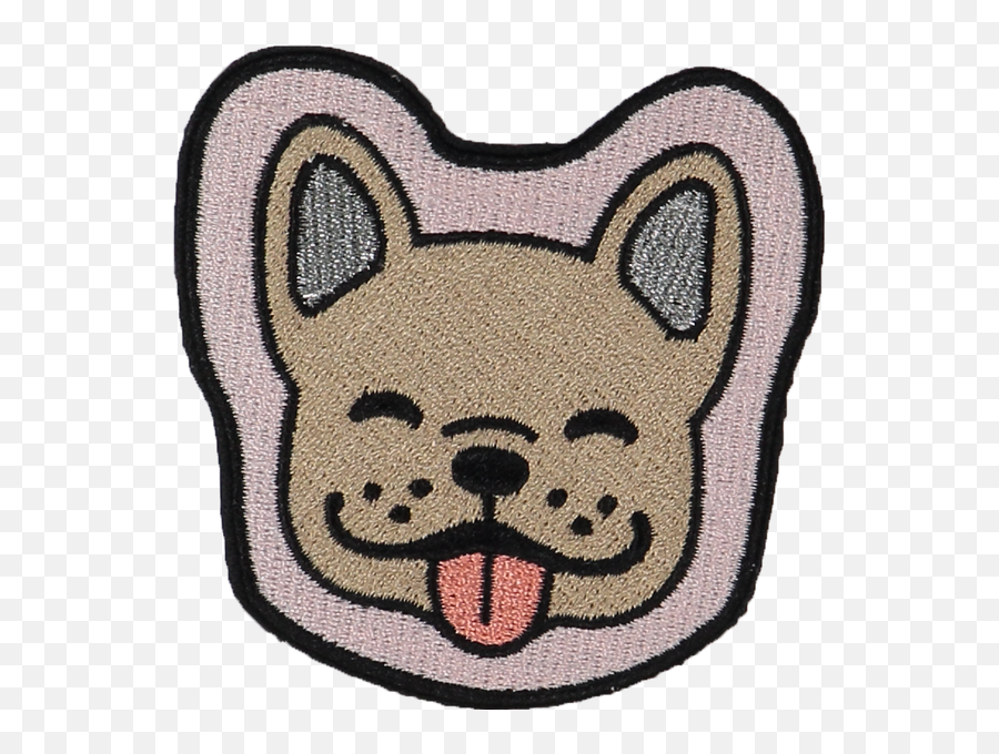 Dog Face Embroidered Sticker Patch Stoney Clover Lane Patches Emoji,Pet Emotions Black Desert