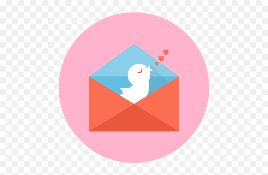 Love Letter Bird Hearts Free Icon - Iconiconscom Emoji,Lovel Letter Emoji