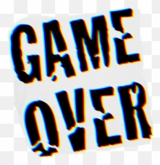 Mega Gameover Glitch Sticker - Ru Game Emoji,Mega Cool Emoji