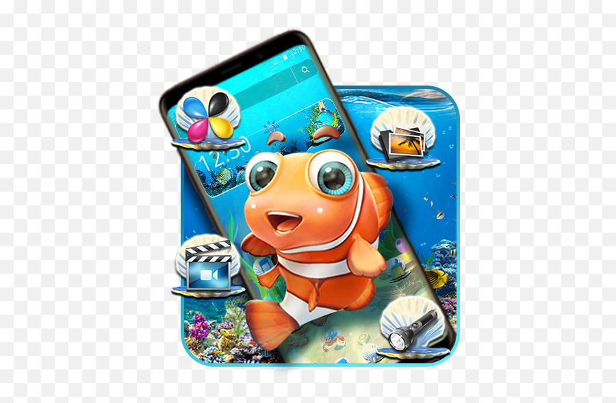 Cute Cartoon Fish Theme Apk Download For Windows - Latest Emoji,Koi Fish Emoji