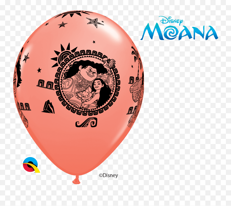 11 Round Disney Moana U0026 Maui Balloons 25 Pack Emoji,Dream Minecraft Emoji
