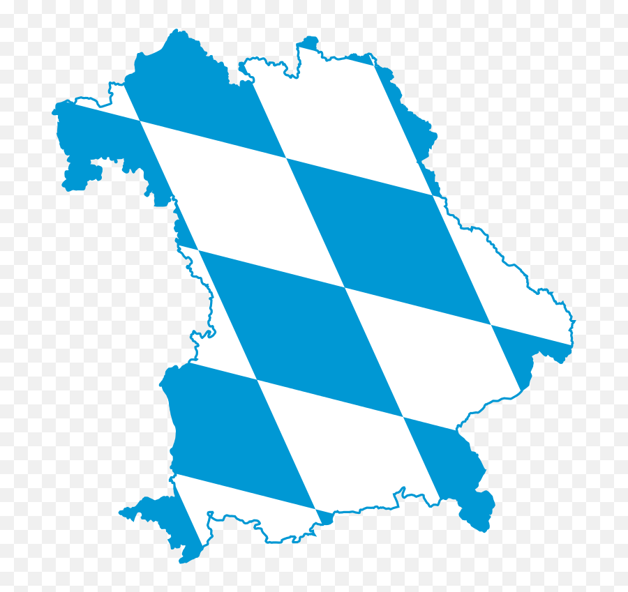 Flag Map Of Bavaria - Bavaria Transparent Emoji,Bavarian Flag Emoji