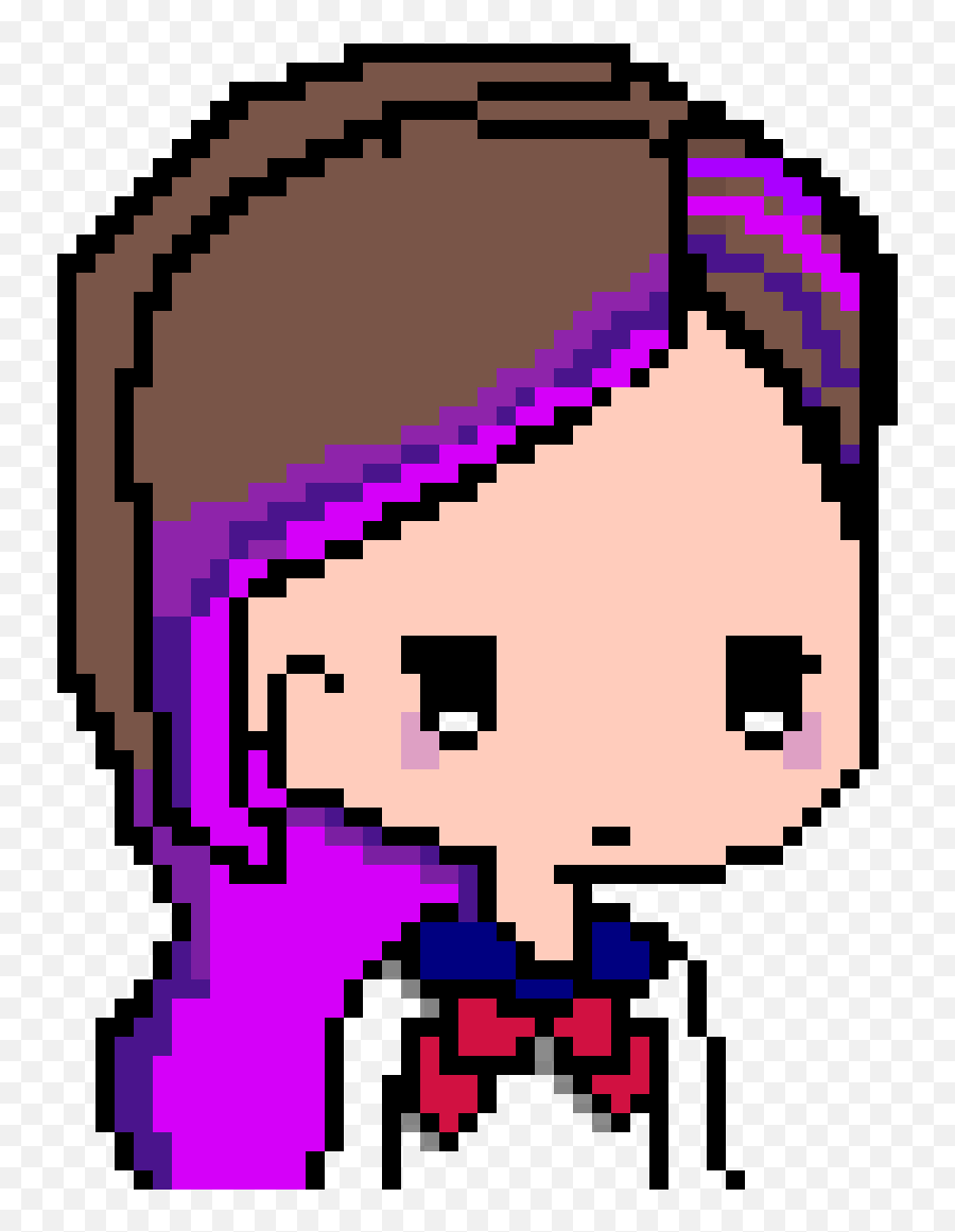 Sombra Mixed With Sailor Moon - Pixel Art Cute Anime Girl Portable Network Graphics Emoji,Sombra Emoji