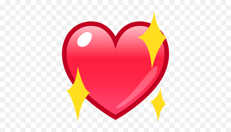 Sparkling Heart - Girly Emoji,Sparkle Heart Emoji