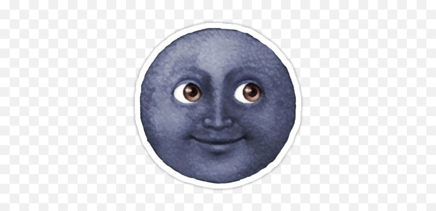 Molester Moon Sticker - Molester Moon Emoji,Moon Emoji Pillows