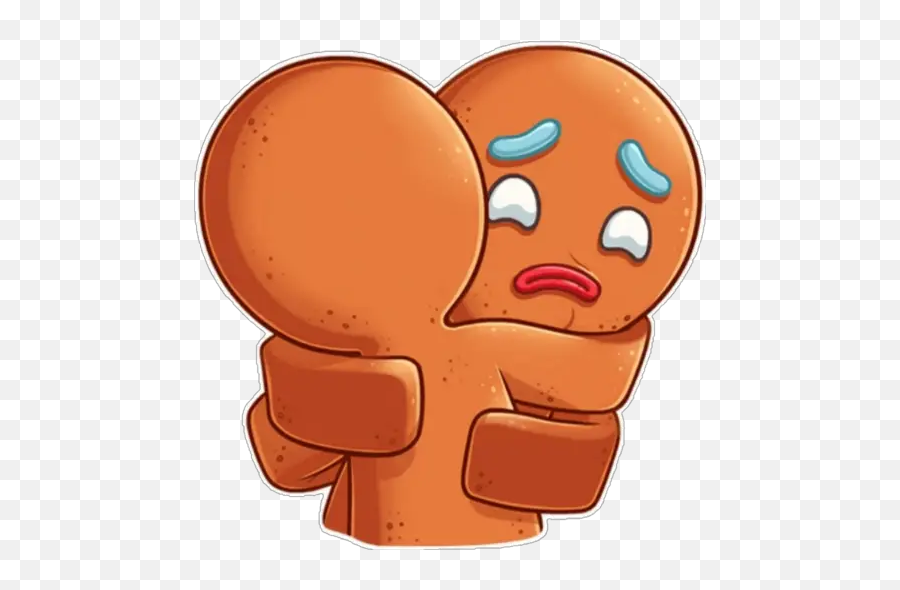 Ginger Cookie Stickers For Whatsapp - Galleta De Jengibre Stickers Whatsapp Emoji,Ginger Emoji