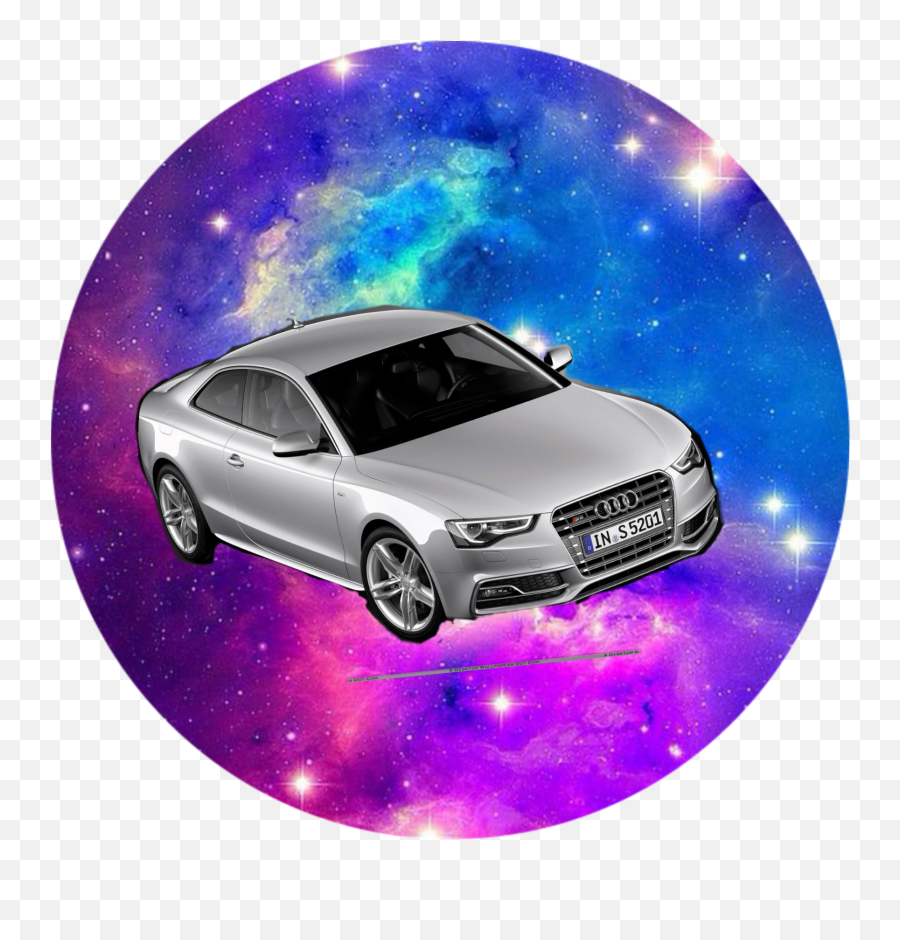 Audi A5 Sticker - Colorful Background Galaxy Emoji,Audi Logo Emoji