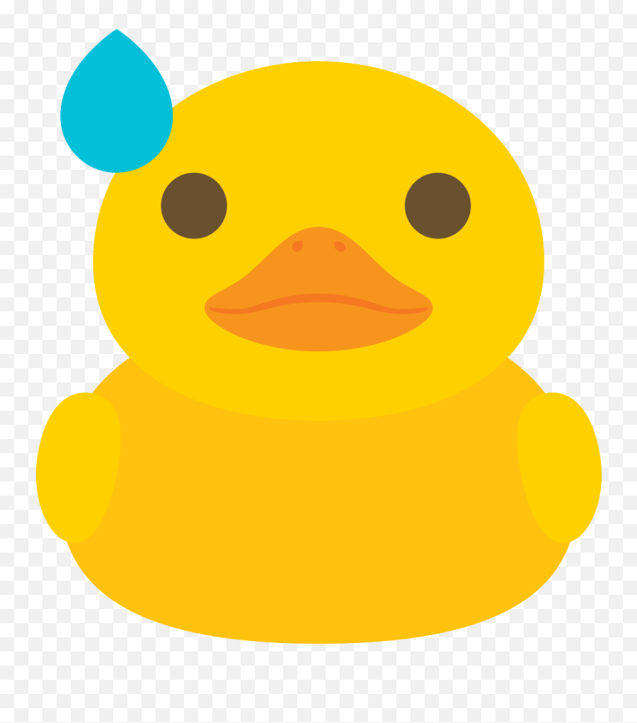 Duck Emoji Png With Transparent Background - Dot,Rubber Duck Emoji