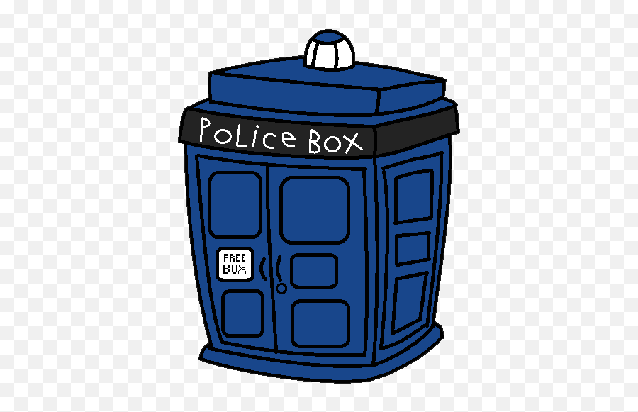 Police Box Tardis Tote - Lid Emoji,Tardis Emoji