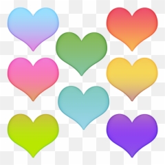 Imágenes Y Fotos De Corazones Corazonesonline - Colorful Heart Sticker Emoji,Como Hacer Cojines De Emojis