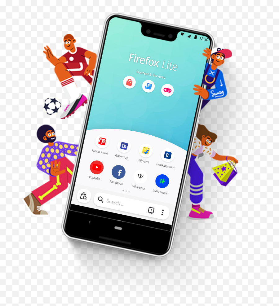 Firefox Lite - Camera Phone Emoji,Emotion Lite Ui 2.0