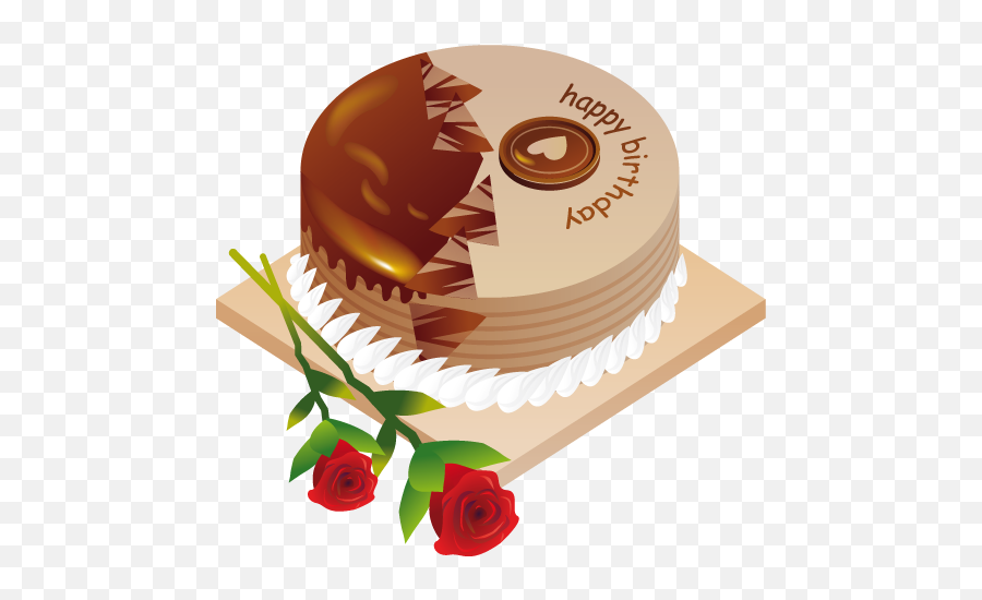 Happy Birthday Cake Icon Christmas Iconset Mohsen Fakharian - Birthday Cake Pictures Download Free Emoji,Cake Emoji Png