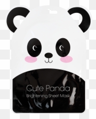 Panda Calming Sheet Mask - Korean Cute Sheet Mask Emoji,Emotion Lab Masquera