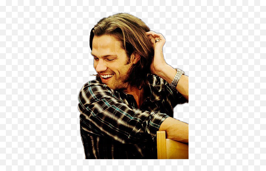 Jaredpadalecki Samwinchester Sticker By Sam - Jared Padalecki Back Of His Head Emoji,Emojis That Represent Sam Winchester