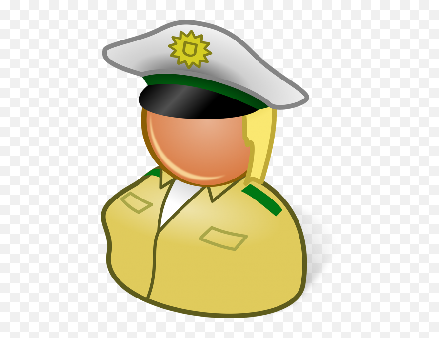 Uniform Public Domain Image Search - Inspectora De Policia Dibujo Emoji,Music Emotion Uniform