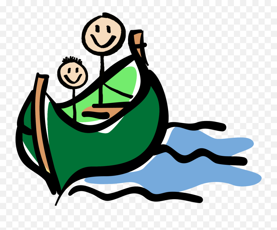 Kayaking Clipart Canoe Race Kayaking - Happy Emoji,Animated Kayak Emotion