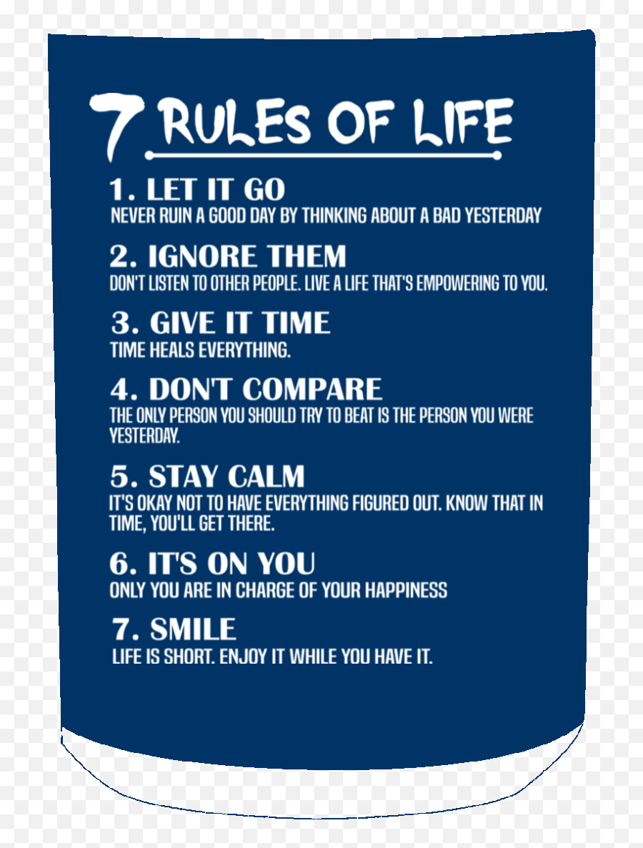 7 Rules Of Life - Vertical Emoji,How To Tell Someone You Are Ready To Spend The Rest Of Your Life Woth Them Through Emojis