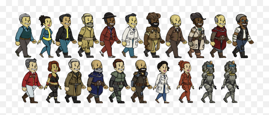Legendary Dwellers - Fallout Shelter Wiki Guide Ign Fallout Character Style Emoji,Fallout Guy Emotions