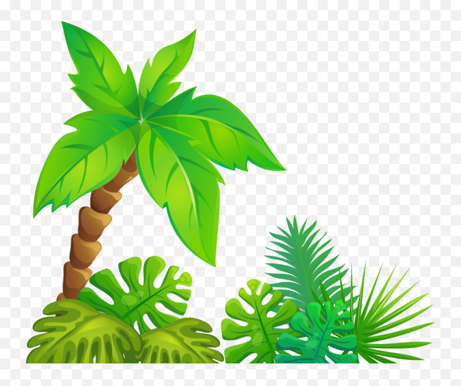 For Hannah Music Is The Cats Pajamas - Vector Trees In Jungle Emoji,Emotions Music Leaves