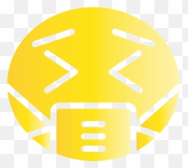 Coronavirus Yellow Emoji Wearing Mask - Coronavirus,Is There A Cough Emoticon