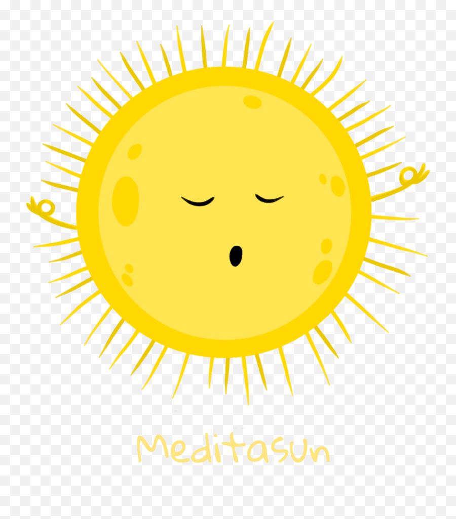 Meditating Sun - Frankly Wearing Art Of Living Transparent Logo White Emoji,Sneer Face Emoticon