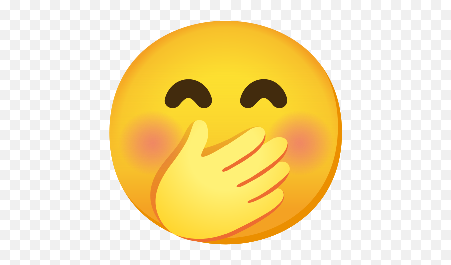 Face With Hand Over Mouth Emoji - Emoji Com A Mão Na Boca,Emoji Meme