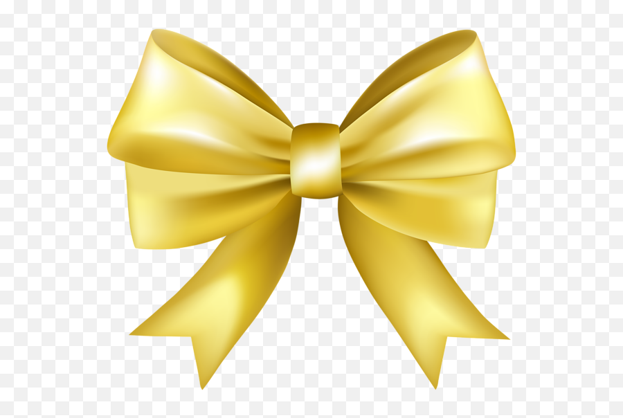 Gold Ribbon Bow Png - Yellow Bow Png Gold 8 March Yellow Bow Clipart Png Emoji,Ribbon Emoji