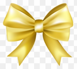 Gold Ribbon Bow Png - Yellow Bow Png Gold 8 March Yellow Bow Clipart Png Emoji,Ribbon Emoji