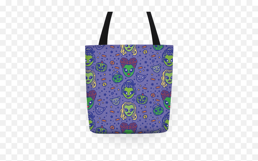 Witch Alien Sisters Parody Totes Lookhuman Emoji,Halloween Witch Emoticon