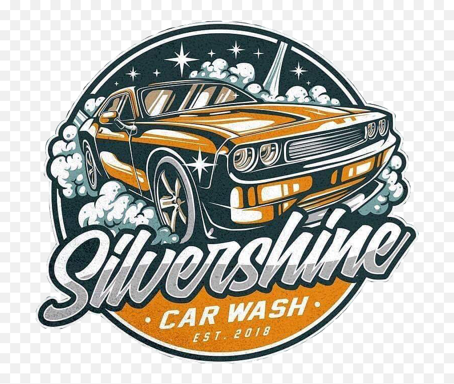 Silvershine Carwash Sticker - Automotive Decal Emoji,Car Wash Emoji