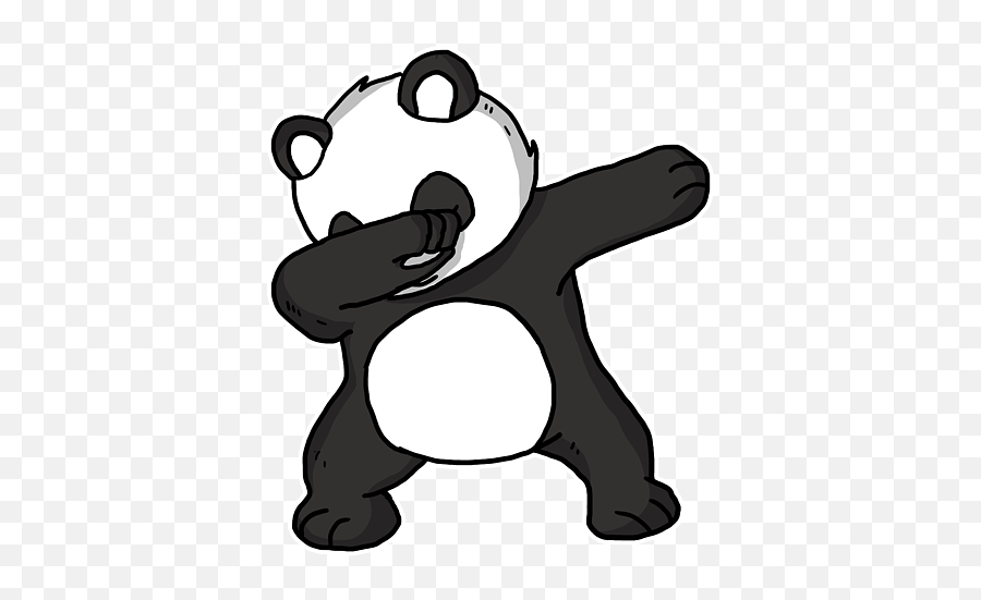Funny Dabbing Panda Dab Dance Panda Bear Gift T - Shirt For Emoji,Cartoon Panda Emotions Chart