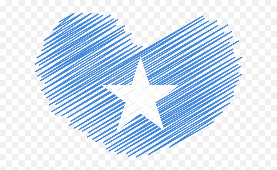 Somalia Flag Heart Symbol - Openclipart Emoji,Shape Emojis Like A Heart