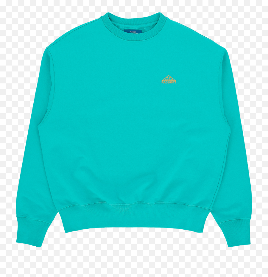 Paccbet Logo Emboidery - Crewneck Sweatshirts For Men Slam Jam Emoji,Face Emoticon Embroidered Long Sleeve Sweatshirts