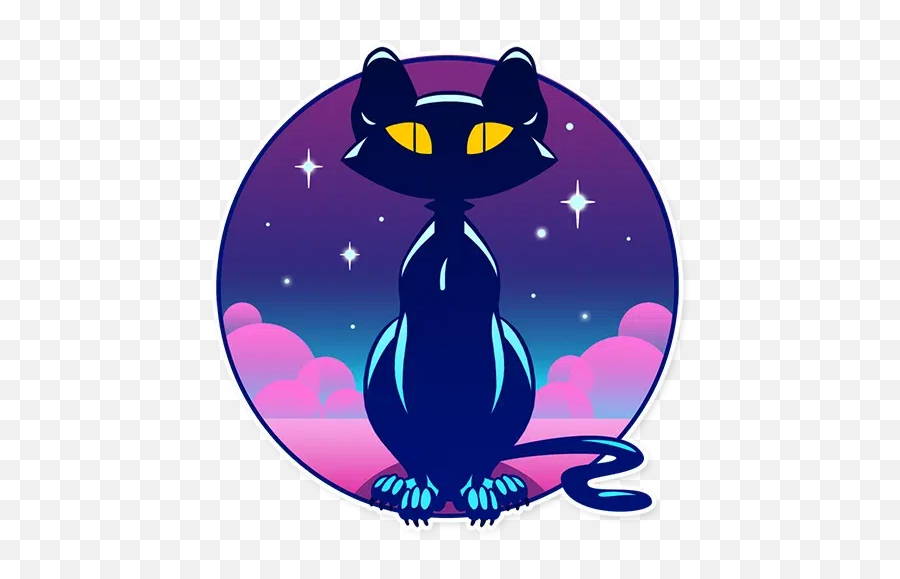 The Neon Cat Sticker Pack - Stickers Cloud Emoji,Why Does Animal Jam Use Cat Emojis