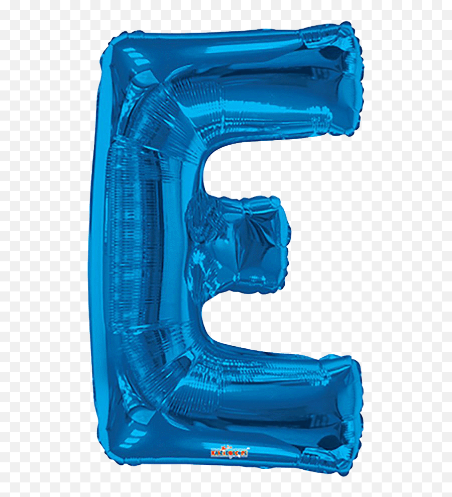 Blue Letter E 34u2033 Balloon Emoji,Letter E Emoji