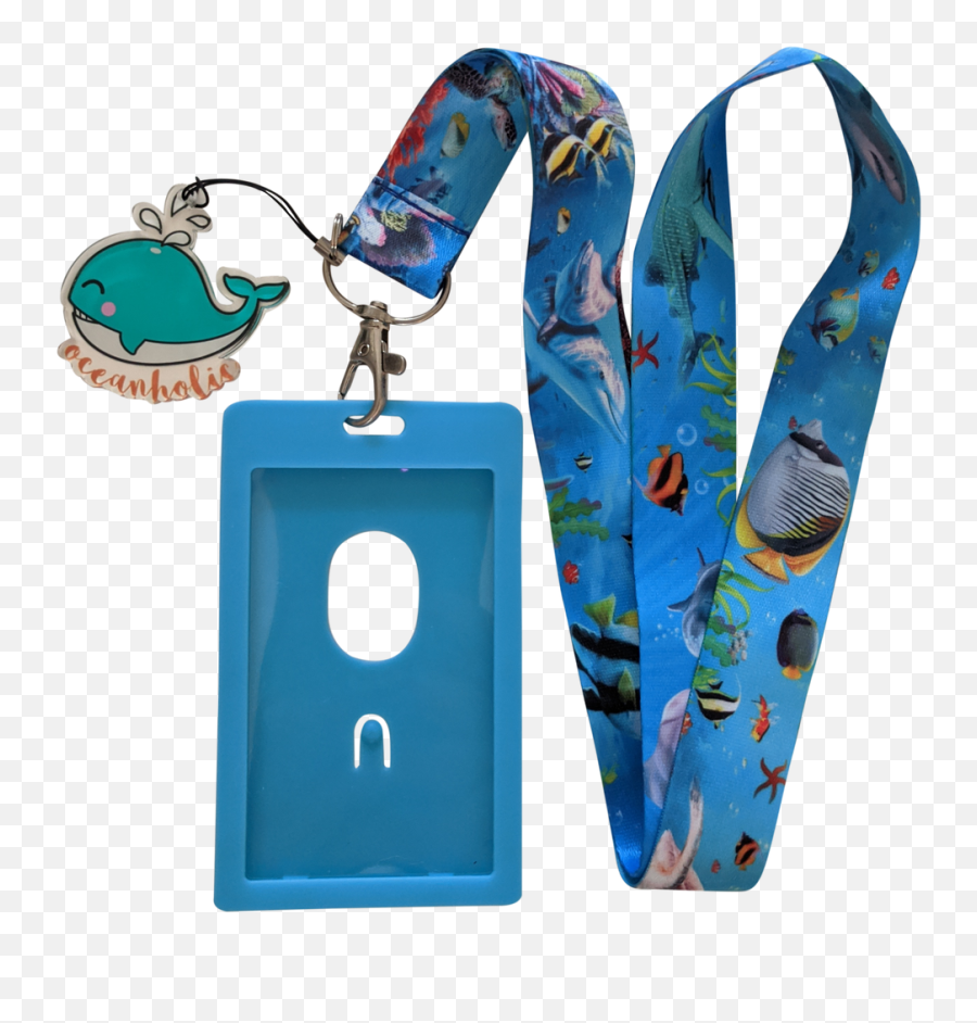 Ocean Sea Animals Lanyard Key Chain Id Card Badge Holder Protector Emoji,Bouncing Balls Emoji